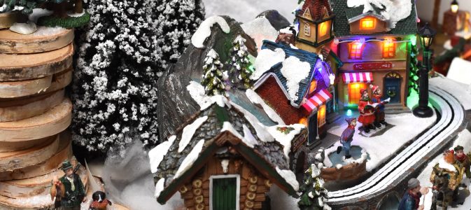 Chalet dans un village miniature Lucille