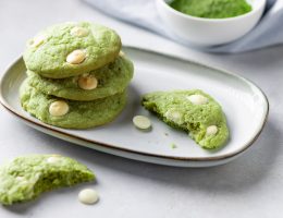 Cookie, gâteau, thé, matcha, chocolat blanc