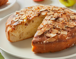 Gateau au yaourt pommes et amandes