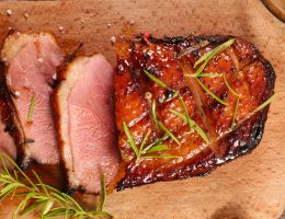 Magret de canard au cidre